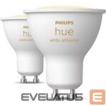 LED lemputė Philips Hue  Smart Spotlight, 2 pcs pack | GU10 | 4.2 W | Warm to cool white light 