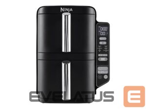 Galda grils Ninja  Double Stack Vertical Air Fryer with 2 Stacking Drawers | SL300EU | Power 2470 W | Capacity 7.6 L | Black 