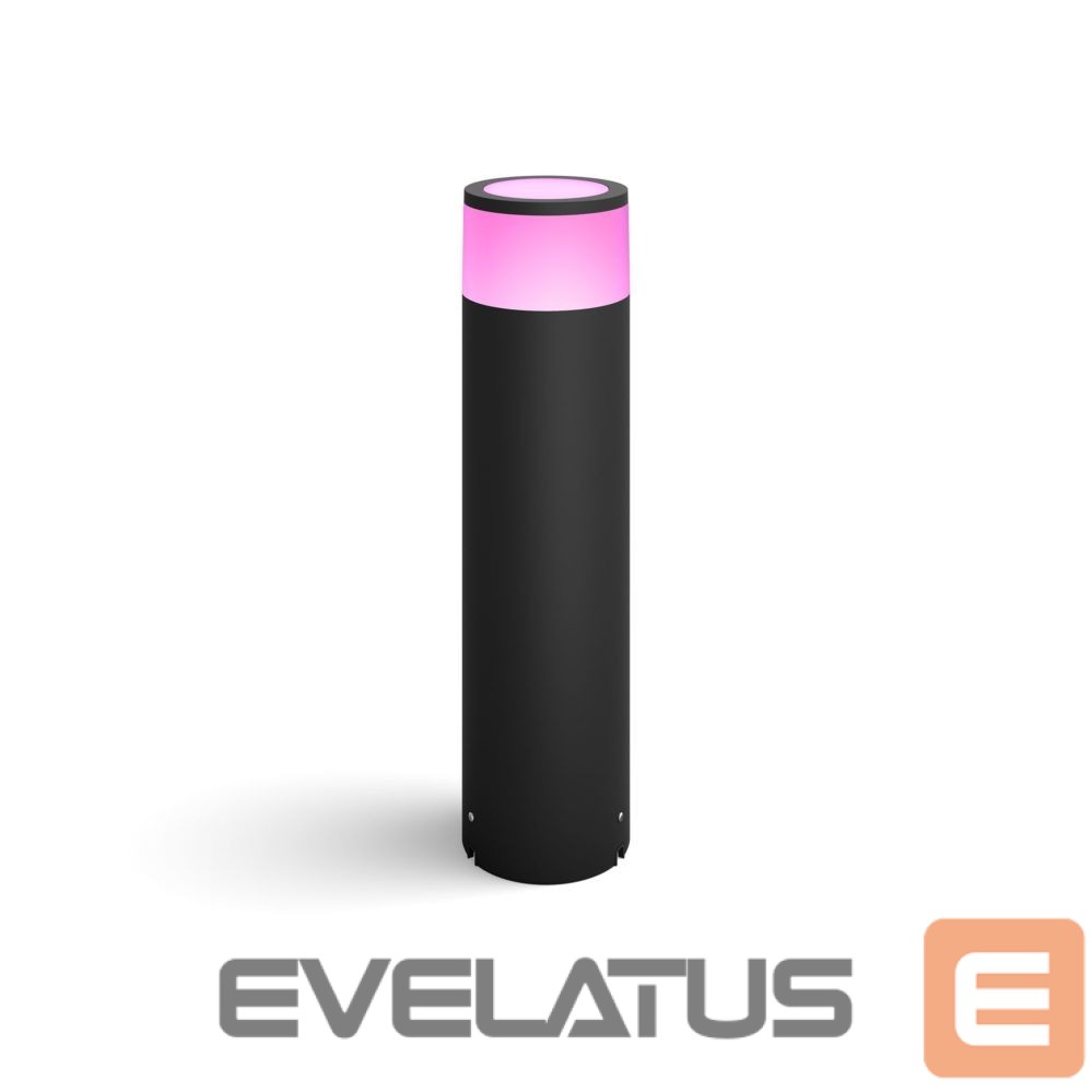 Laualamp Philips Hue WCA Calla Outdoor Large Bollard, Black | 8 W | 2000-6500 Hue White Colour Ambiance