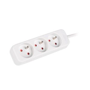 Serveri Lanberg  Cable Power Strip 3M 3X French Outlets Quality-Grade Copper | PS0-03E-0300-W 