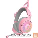 Bezvadu austiņas Razer  Headset | Kraken Kitty V3 Pro | Wireless/Wired | Over-Ear | Wireless | Quartz 