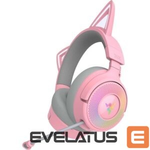 Juhtmevabad kõrvaklapid Razer  Headset | Kraken Kitty V3 Pro | Wireless/Wired | Over-Ear | Wireless | Quartz 