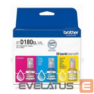Printer accessories Brother  BTD180CL | Ink refill | Yellow, Cyan, Magenta 