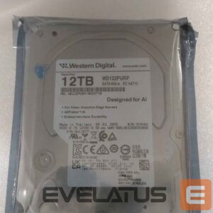 Kõvaketas HDD Western Digital  SALE OUT.  WD Purple Pro Smart Video Hard Drive, 12TB, 3.5", HDD |  Hard Drive | Purple Pro WD122PURP | 7200 RPM | 12000 GB | REFURBISHED 