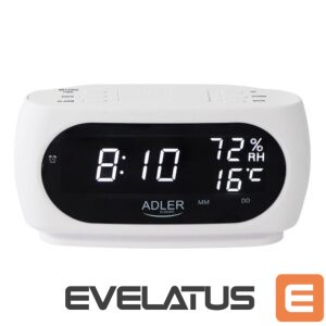 Interactive solution Adler  LED clock with thermometer | AD 1186 