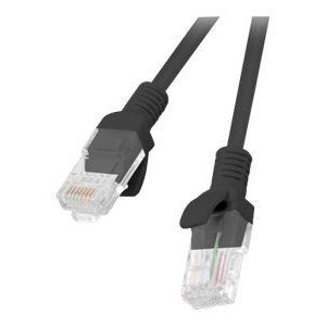 Monitor accessory Lanberg  Patchcord CAT.6 UTP fluke passed | PCU6-10CC-0025-BK | 0.25 m 
