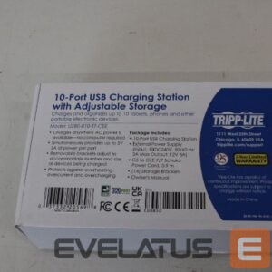 Cita datorprece Tripp Lite  10 Port USB Charging Station with Adjustable Storage | U280-010-ST-CEE | UNPACKED, SCRATCHED 
