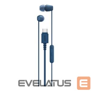 Bezvadu austiņas Sony  IER‑EX15C USB‑C Wired Earbuds with Mic, Blue | 