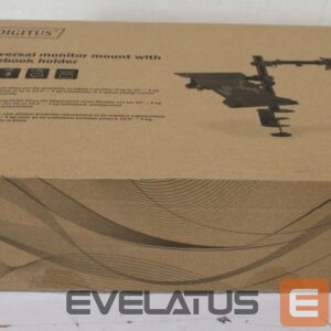 Teleri kinnitus Digitus  SALE OUT.  Universal Monitor Mount with Notebook Holder |  Desk Mount | DA-90436 | Tilt, swivel, height adjustment, rotate | Maximum weight (capacity) 9 kg | UNPACKED, SCRATCHED ON TUBE | Black 