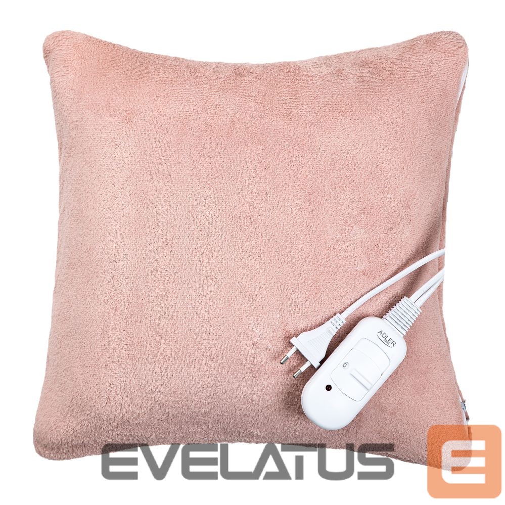 Kiti smulkūs buitiniai prietaisai Adler Super Soft Electric Heating Pad | AD 7444 | Number of heating levels 2 | Number of persons 1 | Washable | Remote control | 80 W | Pink