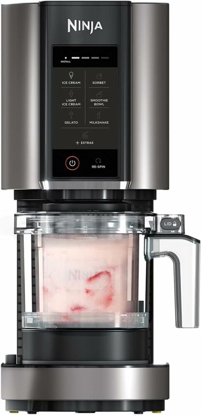 Other small household appliances Ninja | Ice Cream Maker | NC300EU | Power 800 W | Capacity 3 x 0.473 L | Black/Grey