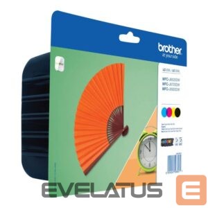 Eksploatacinės medžiagos spausdintuvams Brother  LC129XLVALBP | Ink Cartridge | Black, Cyan, Magenta, Yellow 