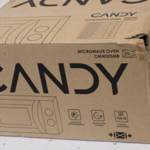 Mikroviļņu krāsns Candy  SALE OUT.  CMW20SMB Microwave oven, Freestanding, Capacity 20 L, 700 W, Black |  Microwave oven | CMW20SMB | Free standing | 20 L | 700 W | Black | DAMAGED PACKAGING, THE GAPS BETWEEN BODY AND THE DOOR DO NOT MATCH 