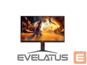 Monitors AOC  | 24G4HA | 24 " | Fast IPS | FHD | 16:9 | 200 Hz | 0.5 ms | 1920 x 1080 pixels | 300 cd/m² | HDMI ports quantity 2 | Black, Red 