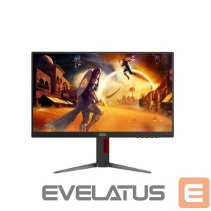 Monitors AOC  | 24G4HA | 24 " | Fast IPS | FHD | 16:9 | 200 Hz | 0.5 ms | 1920 x 1080 pixels | 300 cd/m² | HDMI ports quantity 2 | Black, Red 