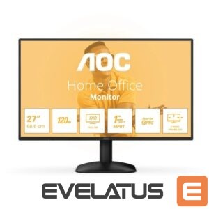 Monitors AOC  | 27B31H | 27 " | IPS | FHD | 16:9 | 120 Hz | 1 ms | 1920 x 1080 pixels | 300 cd/m² | HDMI ports quantity 1 | Black 