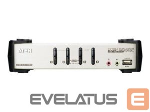 Serveru  - Citi piederumi Aten  CS1734B - KVM / audio / USB switch - 4 ports 