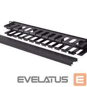 Citas preces Lanberg  19" Cable managmement 1U, Type A, Plastic, Black | 