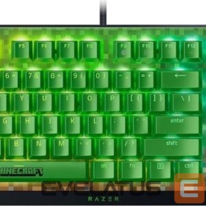Computer keyboard Razer  BlackWidow V4 X | Gaming keyboard | Wired | US | Minecraft Edition |  Green Mechanical Switches (Clicky) 