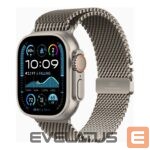 Smart watches Apple  Watch Ultra 2 GPS + Cellular 49mm Natural Titanium Case with Natural Titanium Milanese Loop - S 