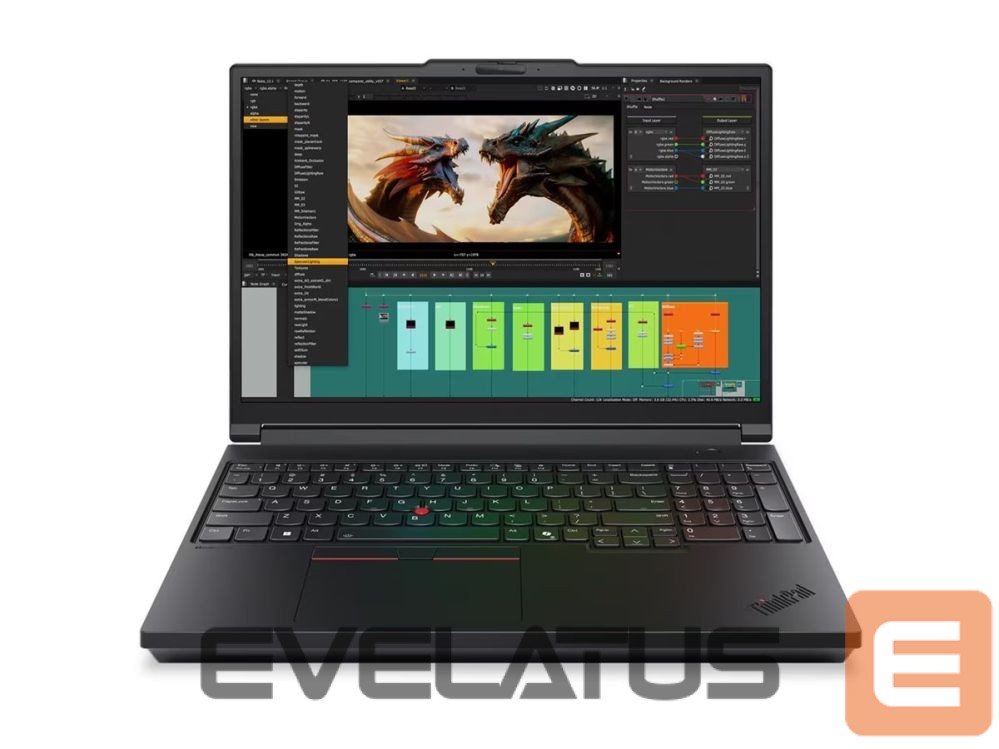 Laptop computer Lenovo ThinkPad P16 G3 | Black | 16 " | IPS | WUXGA | 1920 x 1200 pixels | Anti-glare | Intel Core Ultra 7 | 255HX | 32 (2x16) GB | SODIMM DDR5 | Solid-state drive capacity 1000 GB | NVIDIA RTX PRO 2000 Blackwell Generation | GDDR7 | 8 GB | Windows 11 Pro | 802.11be | Bluetooth version 5.4 | Keyboard language English | Keyboard backlit | Warranty 36 month(s) | Battery warranty 12 month(s)