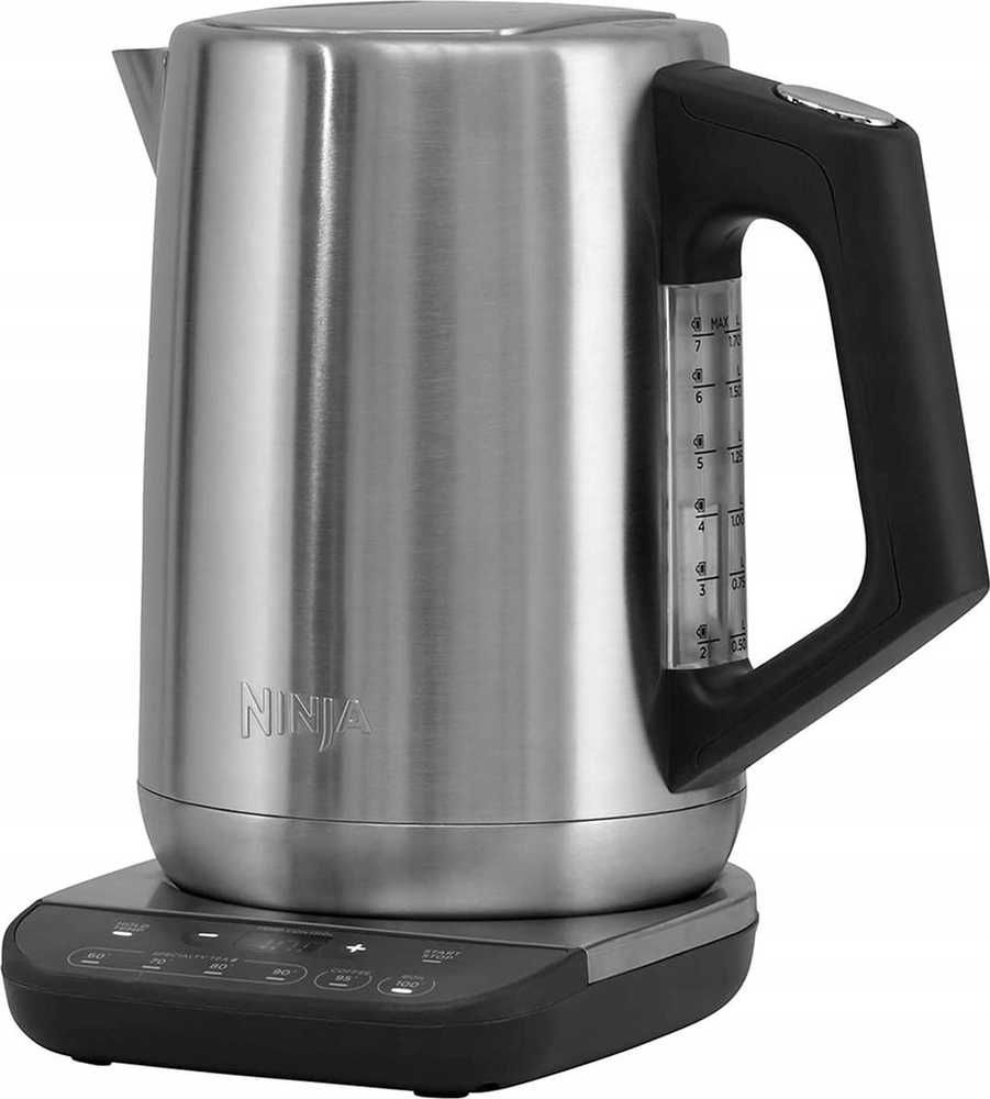 Virdulys Ninja Kettle | KT201EU | Electric | 3000 W | 1.7 L | Stainless steel/Plastic | 360° rotational base | Black/Stainless Steel