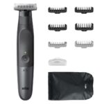 Plaukų kirpimo mašinėlė Braun  | Face and Body Hair trimmer | XT5200 Series X | Cordless | Wet & Dry | Black/Silver 