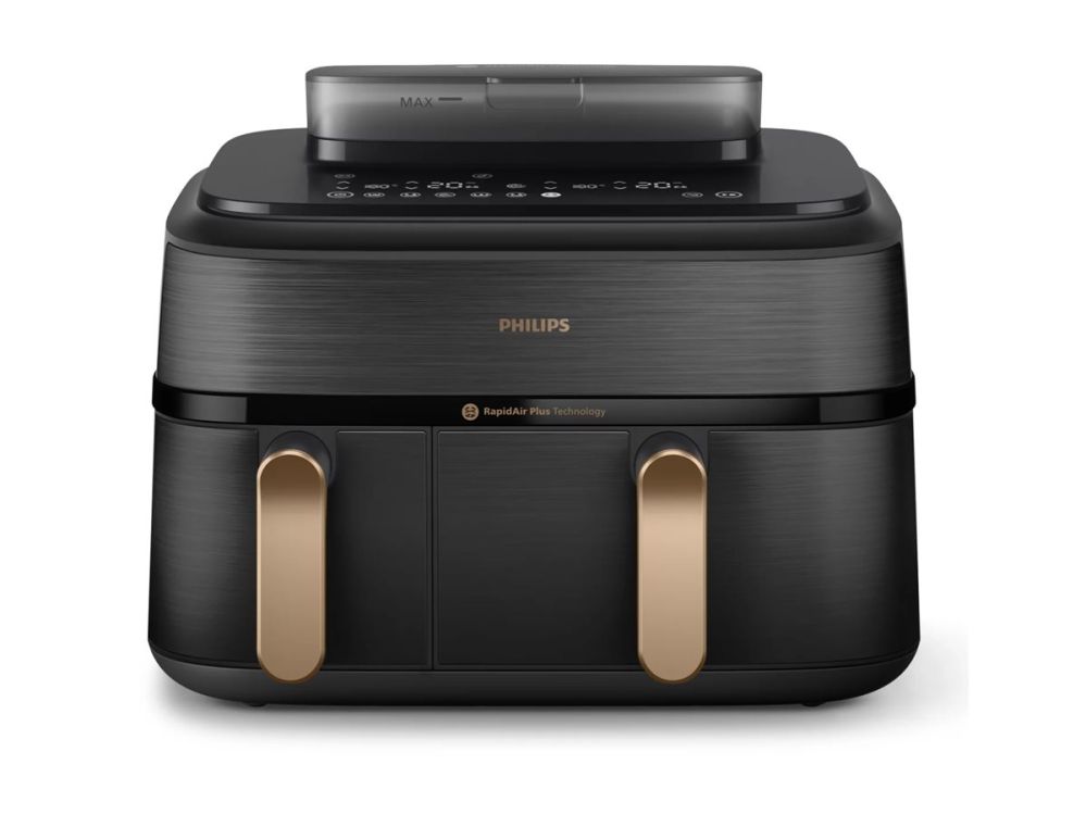 Lauagrillid Philips Dual Steam Air Fryer | NA552/00 5000 Series | Power 2750 W | Capacity 9 L | RapidAir Plus | Black