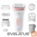 Epiliatorius Braun  | Epilator | Silk-épil Series 7 7-060 | Operating time (max) 40 min | Number of power levels 1 | Wet & Dry | White/Pink 