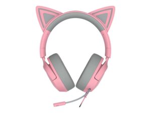 Bezvadu austiņas Razer  Kraken Kitty V3 X Headset, Quartz | 