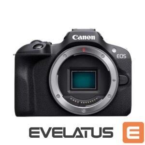 Digital camera Canon  | EOS R100 Mirrorless Camera + RF-S 18-45mm F4.5-6.3 IS STM Lens | 6052C013 | Megapixel 24.1 MP | ISO sensitivity (max) 12800 | Display diagonal 3.0 " | Wi-Fi | Automatic, manual | CMOS | Black 