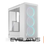 Kompiuterio dėžė Fractal Design  Case | Epoch | White TG RGB Clear Tint | ATX | Power supply included No 