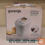 Maizes cepšanas krāsnis GORENJE  SALE OUT.  BM910WII Bread maker, Power 550 W, 15 programs, LCD display, White |  Bread maker | BM910WII | Power 550 W | Number of programs 15 | Display LCD | White | DAMAGED PACKAGING 