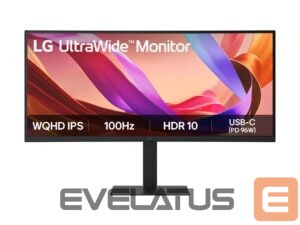 Monitors LG  34U650A-B | 34 " | IPS | 21:9 | 100 Hz | 5 ms | 3440 x 1440 pixels | 300 cd/m² | HDMI ports quantity 2 