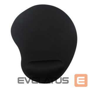 Computer mouse Gembird  MP-ERGO-01 Mouse pad with soft wrist support, black 