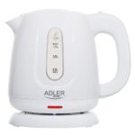 Teapot Adler  Kettle | AD 1373 | Electric | 850 W | 1 L | Polypropylene | 360° rotational base | White 