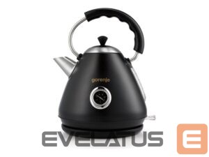 Teapot GORENJE  | Kettle | K17CLBK | Electric | 2200 W | 1.7 L | Plastic and metal | 360° rotational base | Black 