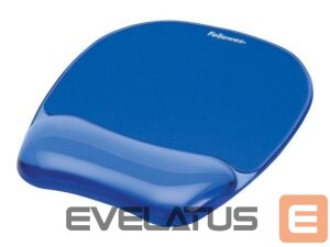 Datora pele Fellowes  Mouse pad with wrist support CRYSTAL, blue 