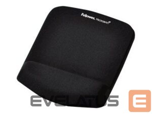 Datora pele Fellowes  Mouse pad with wrist support PlushTouch, black 
