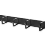 Muud kaubad Digitus  | Cable Management Panel | DN-97602 | Black | 5x cable management ring (HxD: 40x60 mm). The Cable Management Panel is getting fixed on the 483 mm (19“) profile rails. Five cable guiding rings allow an easy, horizontal array of patch cables. It guarantees an optimized cable management in your 483 mm (19”) network- or server rack. 