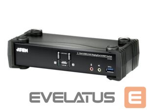 Serveru  - Citi piederumi Aten  CS1922 2-Port USB 3.0 4K DisplayPort KVMP Switch 