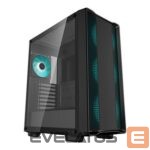 Computer case Deepcool  Case CC560 V2 Black Mid-Tower Power supply included No 