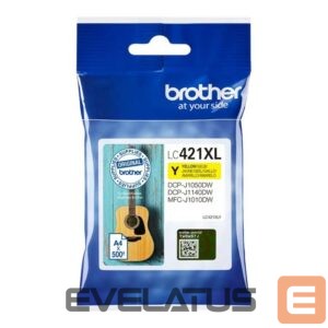 Printer accessories Brother  LC421XLY Ink Cartridge, Yellow | 