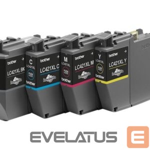 Tarvikud ja tarvikud Brother  LC421XLVAL Ink Cartridge Multipack |   LC | LC421XLVAL |  LC421XL - 4-pack - XL - black, yellow, cyan, magenta - original - ink cartridge | Ink cartridge | Black, yellow, cyan, magenta 