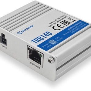 Ruuterid Teltonika  TRB140 LTE Router: No WiFi, 4G, SIM, Enthernet port, Micro USB | LTE Router | TRB140 | No Wi-Fi | Mbit/s | 10/100/1000 Mbit/s | Ethernet LAN (RJ-45) ports 1 | Mesh Support No | MU-MiMO No | 2G/3G/4G | Antenna type 1 x SMA for LTE | 1 x Virtual network interface via micro USB | 24 month(s) 