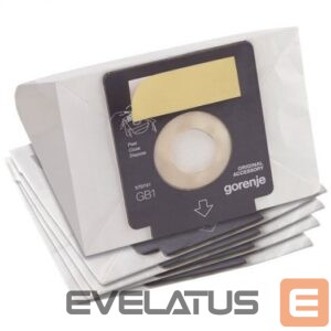 Tolmuimeja tarvik GORENJE  Vacuum cleaner bag, 5 pcs, Universal GB1PBU 