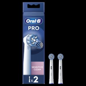 Toothbrush Oral-B  | Replaceable toothbrush heads | EB60X-2 Sensitive Clean Pro | Heads | For adults | Number of brush heads included 2 | White 
