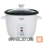 Kiti smulkūs buitiniai prietaisai Adler  Rice Cooker | AD 6418 | 300 W | 0.6 L | Number of programs 2 | White 