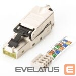 Adapteris Digitus  | CAT 6A Field Termination Plug, STP with dust cap, Bend relief | DN-93631 