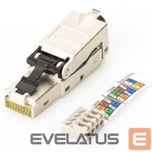 Adapteris Digitus  | CAT 6A Field Termination Plug, STP with dust cap, Bend relief | DN-93631 
